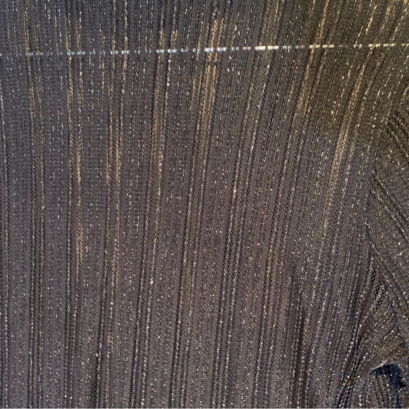 Forever 21 Contemporary Glitter See Through Top size Large - Picture 8 of 8